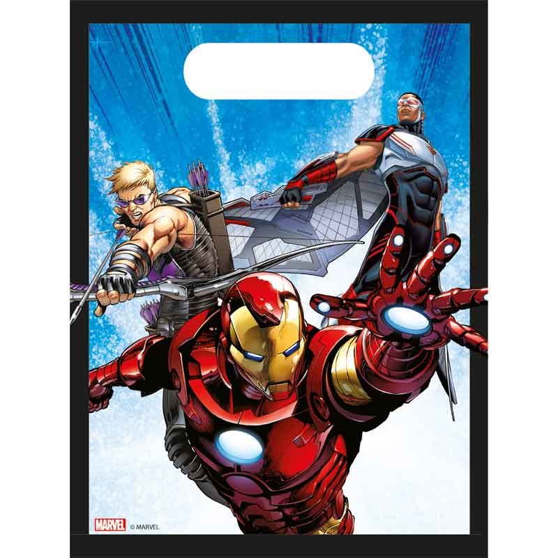 Avengers Evergreen Paper Party Bags (Pack of 4) - Anilas UK