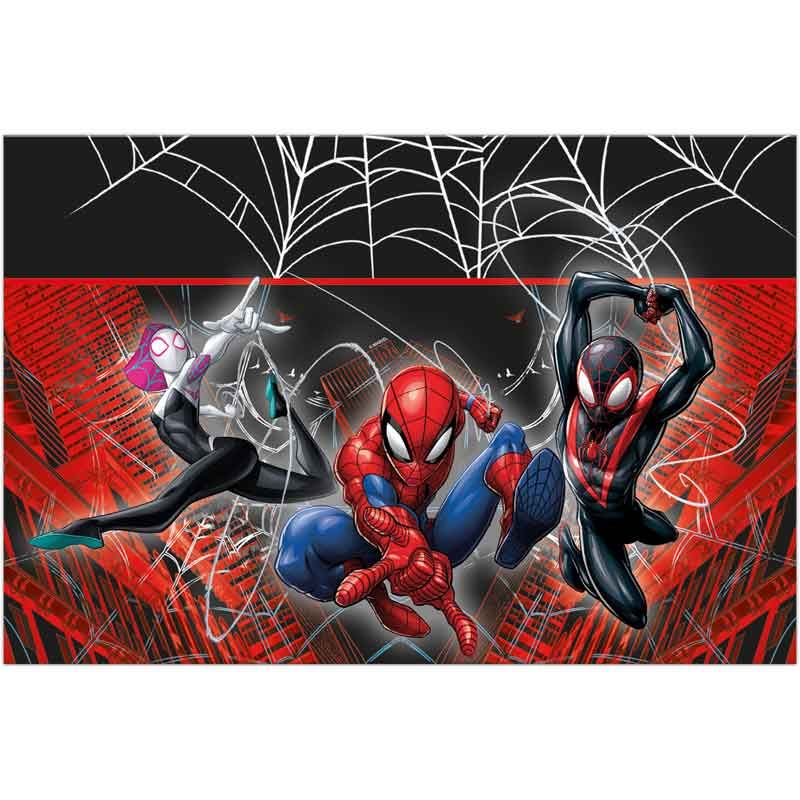 Spiderman World Of Webs Plastic Tablecover (180x120 cm) - Anilas UK