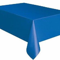 Royal Blue Plastic Table cover (137x274 cm)