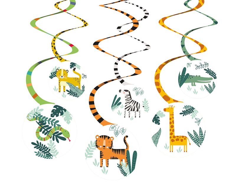 Get Wild Swirl Decorations - Anilas UK