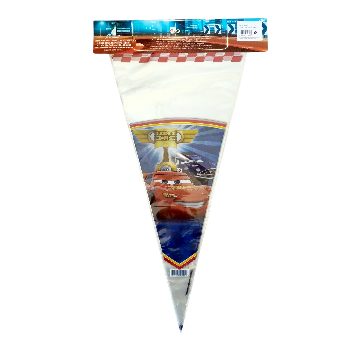 Disney Cars Large Party Sweet Cone Bags (pack of 10)