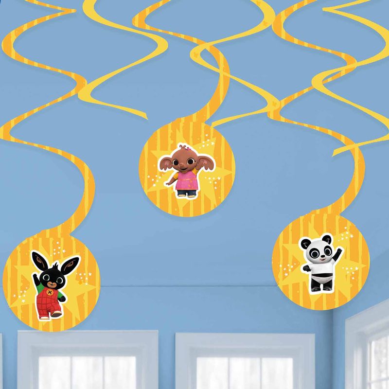 Bing Swirl Decorations Yellow - Anilas UK