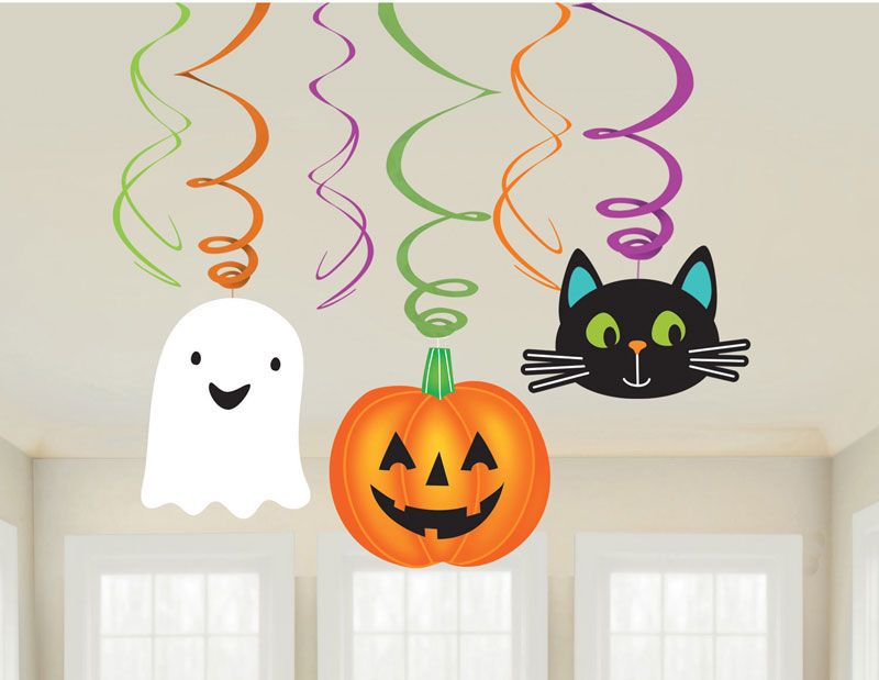 Halloween Friends Swirl Decoration - Anilas UK