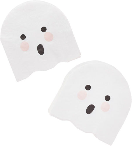 Boo The Ghost Paper Napkins (Pack of 20) - Anilas UK