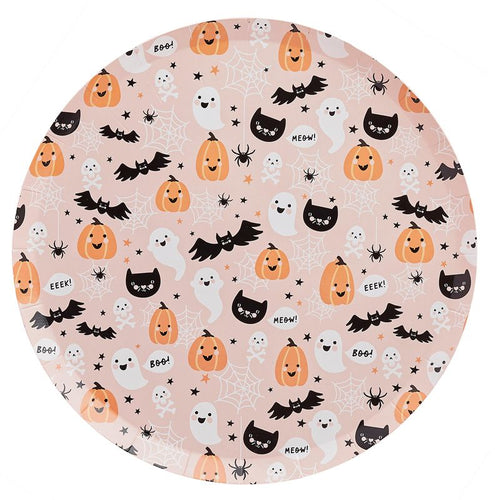 Halloween Character Paper Plates (Pack of 10) - Anilas UK