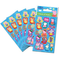 Peppa Pig Blue Party Sticker Pack - Anilas UK