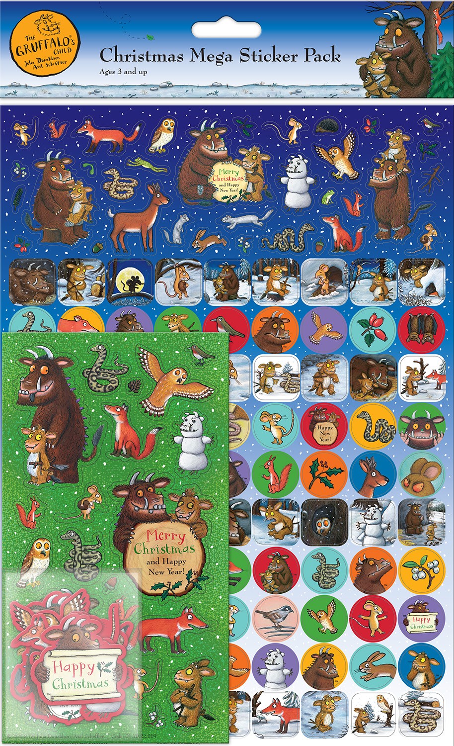 The Gruffalo's Child Christmas Mega Sticker Pack