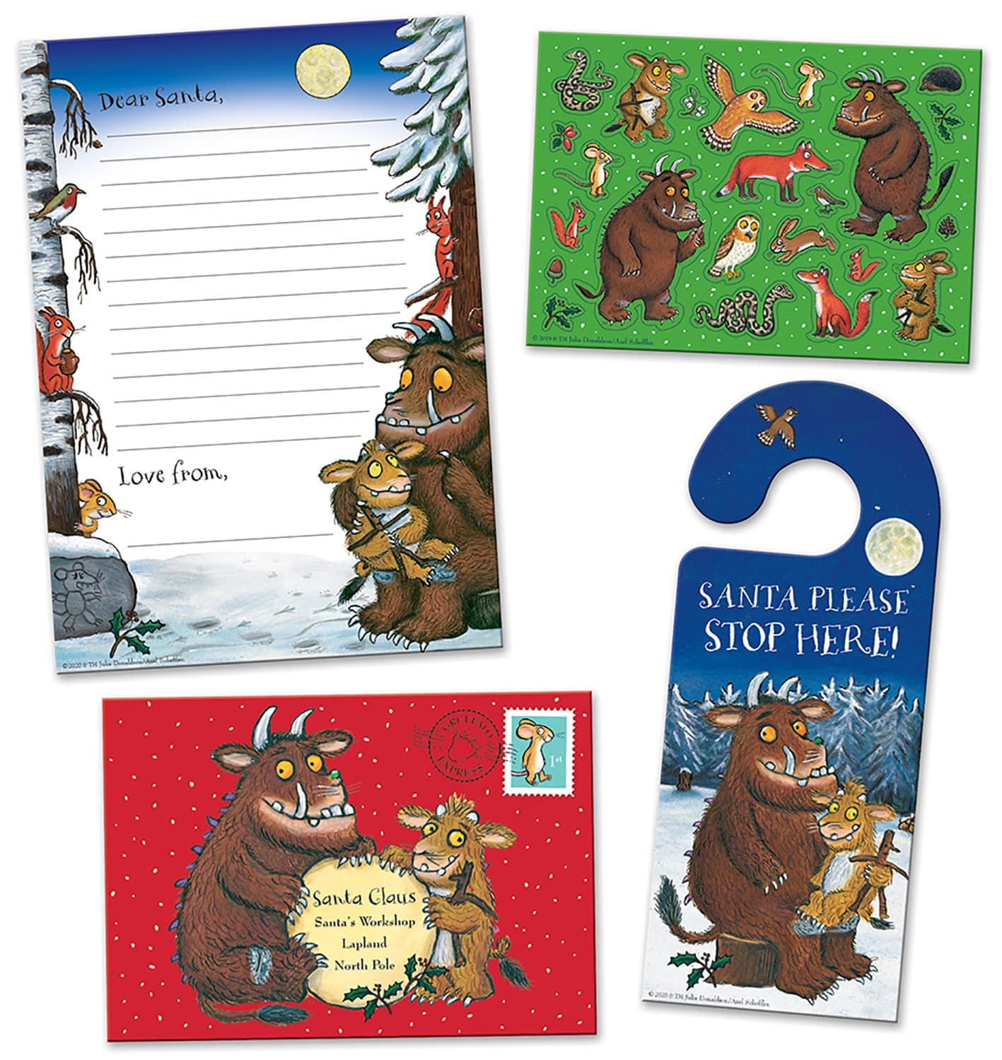 The Gruffalo's Child Christmas Letter to Santa Pack - Anilas UK
