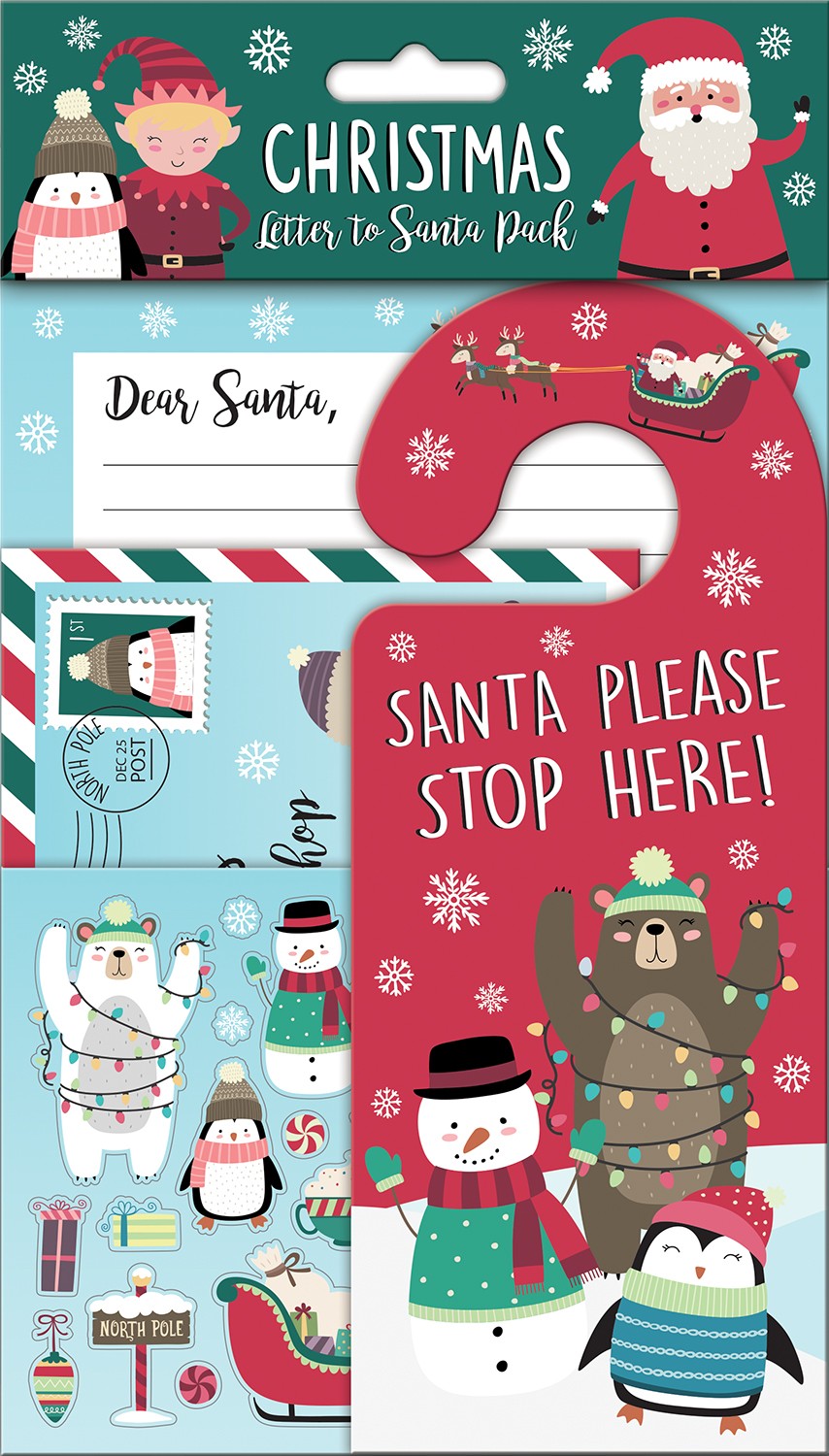 North Pole Christmas Letter to Santa Pack - Anilas UK