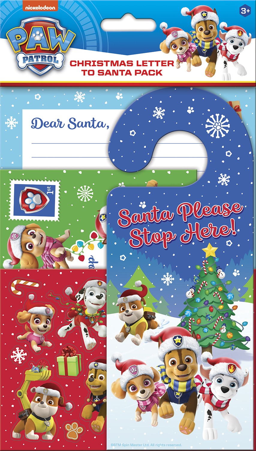 Paw Patrol Christmas Letter to Santa Pack - Anilas UK