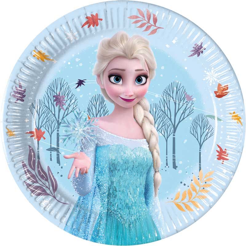 Frozen Idyllic Wonder Paper Plates - 20cm (Pack of 8)