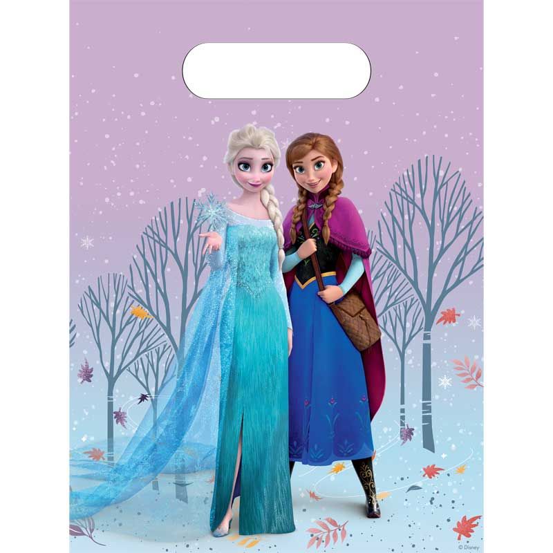 Frozen Idyllic Wonder Plastic Party Bags (Pack of 6)