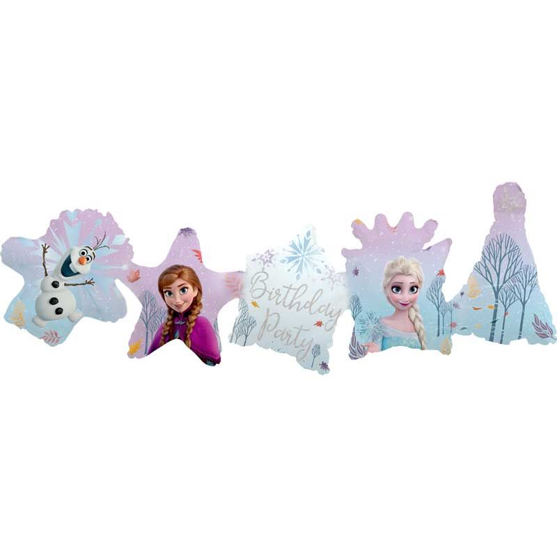 Frozen Idyllic Wonder Foil Balloon Garland (90 x 30 cm)