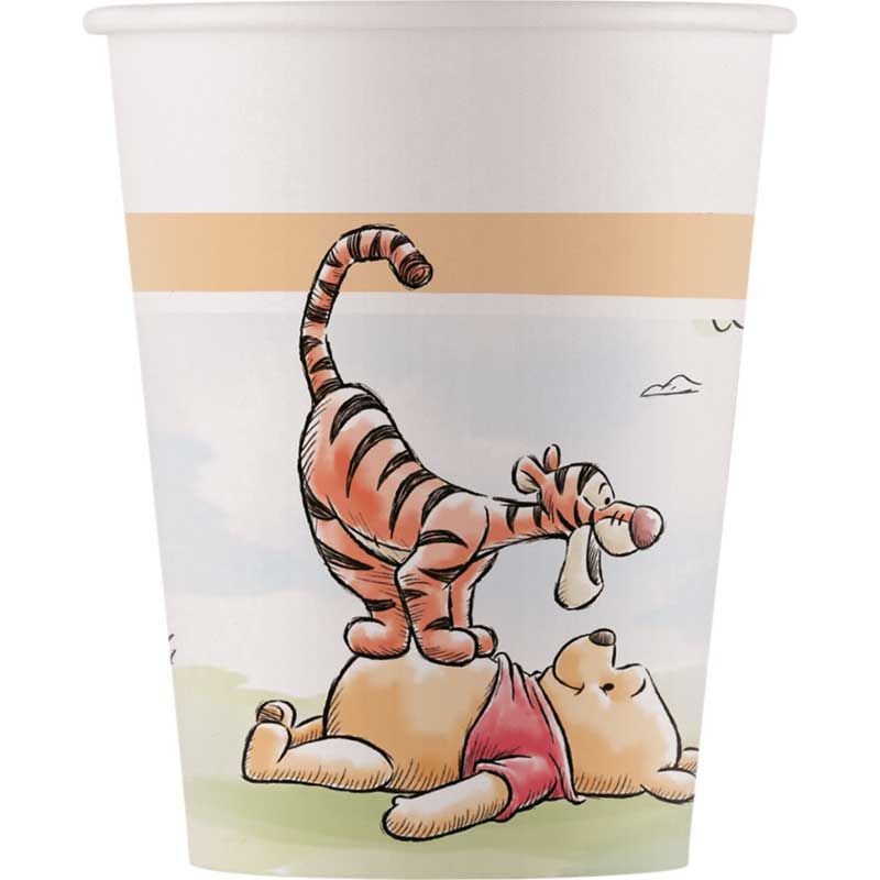 Winnie The Pooh Paper Cups (Pack of 8)