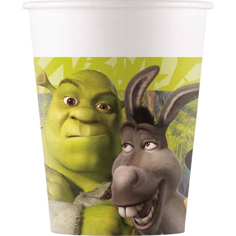 Shrek Paper Cups (Pack of 8)
