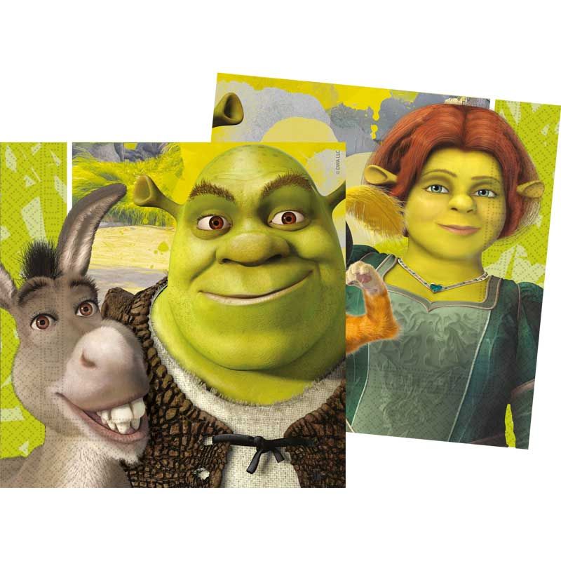 Shrek Napkins (Pack of 20)