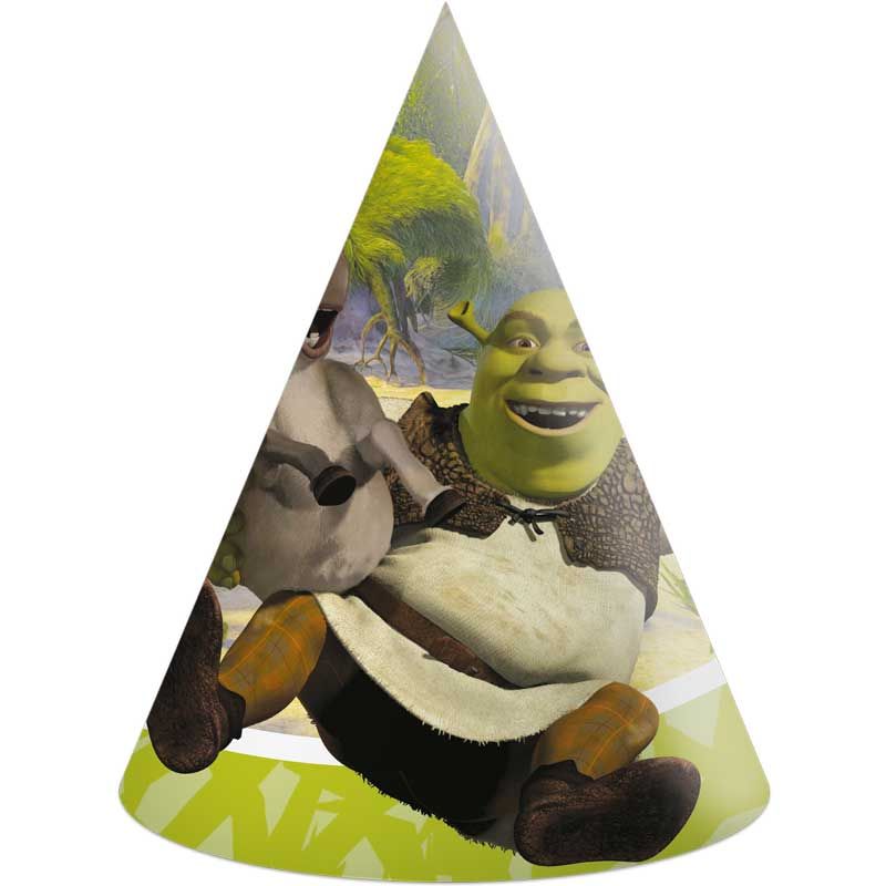 Shrek Party Hats (Pack of 6)