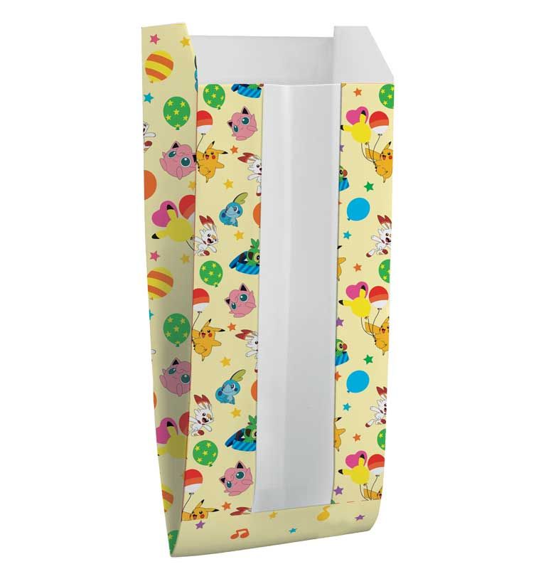 Pokemon Party Paper Bags With Cello Window (10 pieces)
