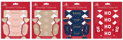 Traditional Mini Make Your Own Christmas Cracker Kit - Anilas UK