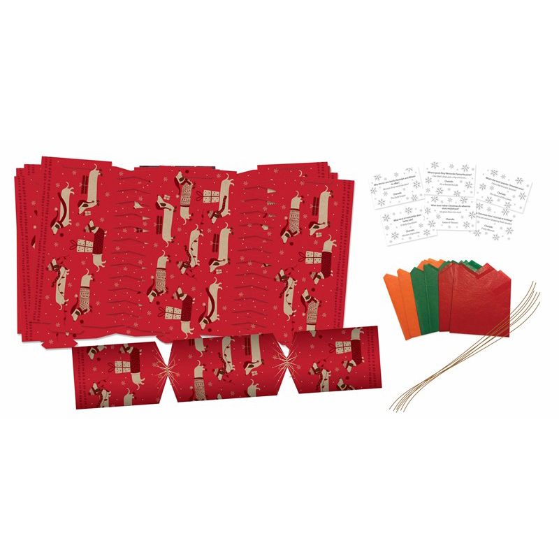Kraft Make Your Own Christmas Cracker Kit - Anilas UK