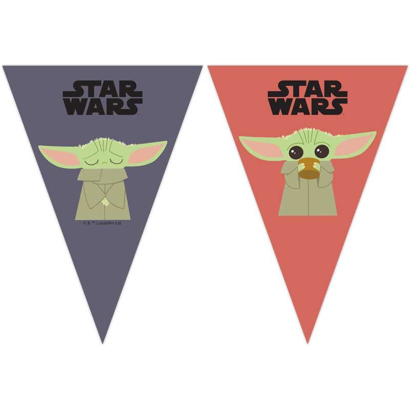 Star Wars The Mandalorian Party Flag Bunting Banner