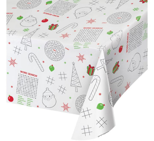 Christmas Activity Paper Table Cover - Anilas UK
