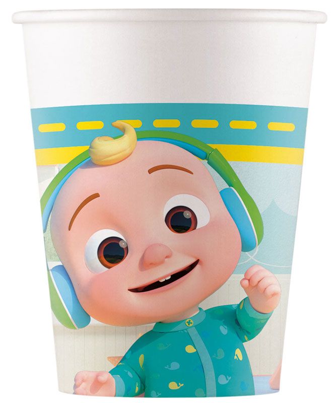 Cocomelon Party Cups (Pack of 8) - Anilas UK