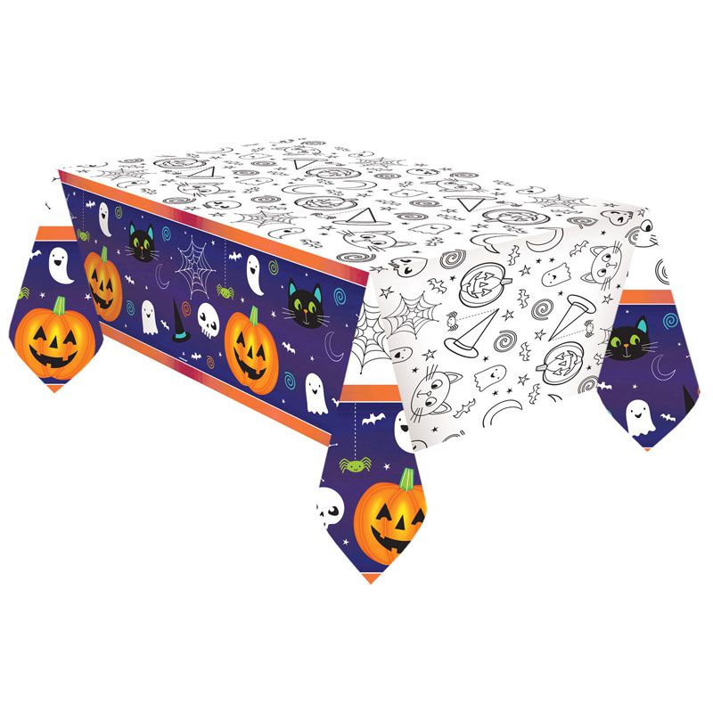 Halloween - Hallo-Ween Friends Paper Table Cover - Anilas UK