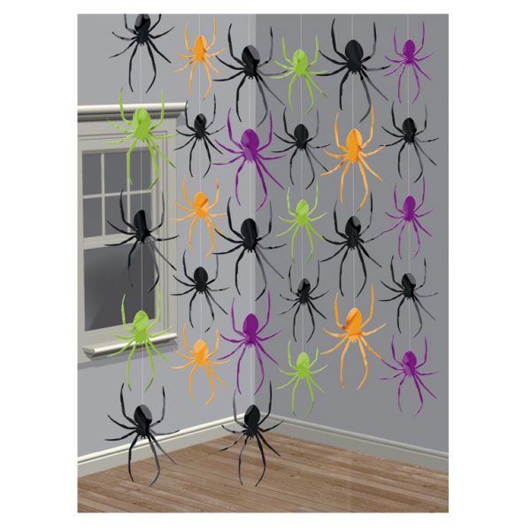 Halloween Spider String Decoration - Anilas UK