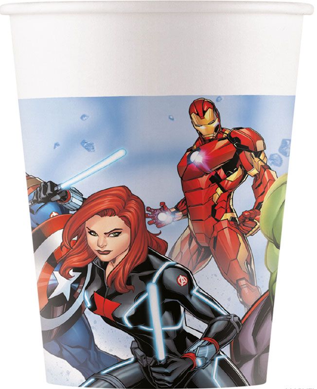 Marvel Avengers Paper Cups (Pack of 8) - Anilas UK