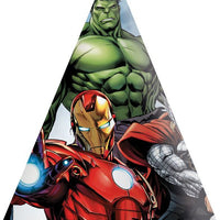 Marvel Avengers Birthday Party Hat (Pack of 6) - Anilas UK