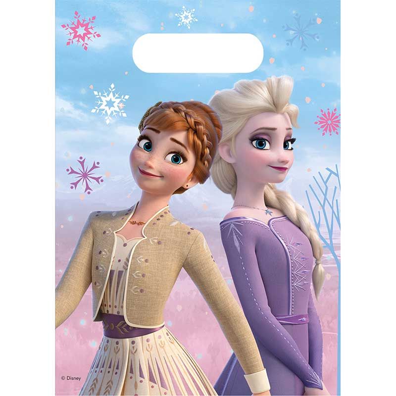 Frozen II Wind Spirit Party Bags (Pack of 6) - Anilas UK