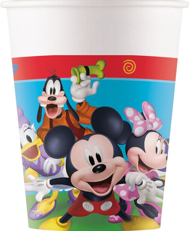 Mickey Mouse Rock The House Paper Cups (Pack of 8) - Anilas UK