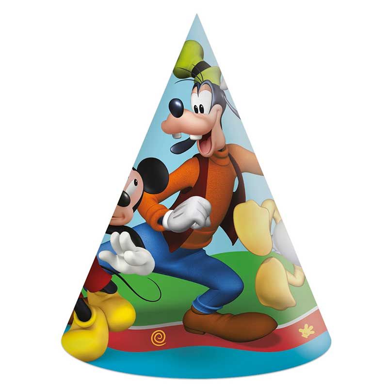 Mickey Rock The House Party Hats (Pack of 6)