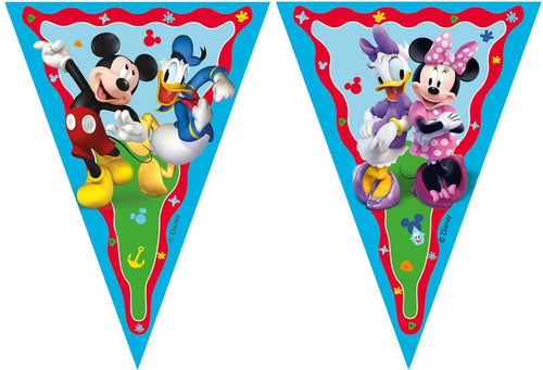 Mickey Rock the House Pennant Banner - Anilas UK