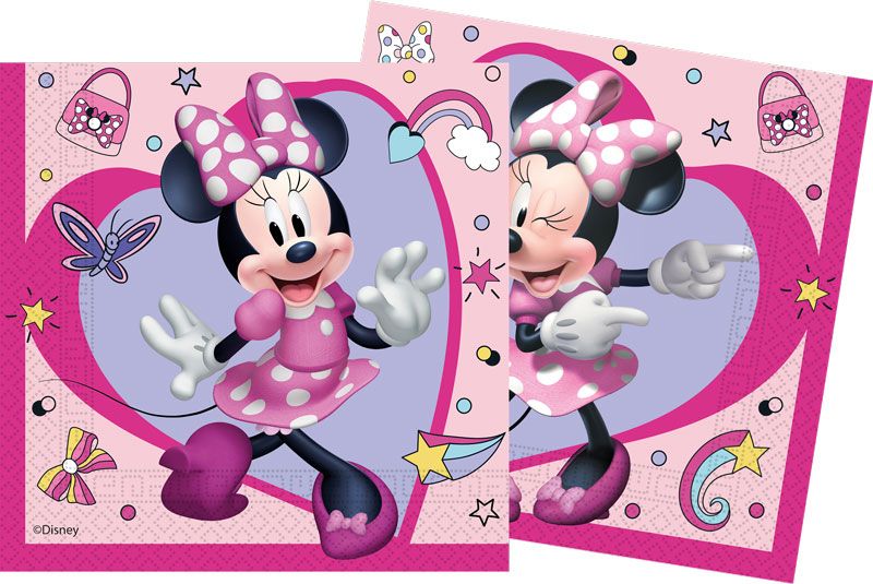 Minnie Mouse Junior Napkins (Pack of 20) - Anilas UK