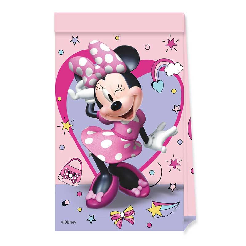 Minnie Paper Party Treat Bags (Pack of 4) - Anilas UK