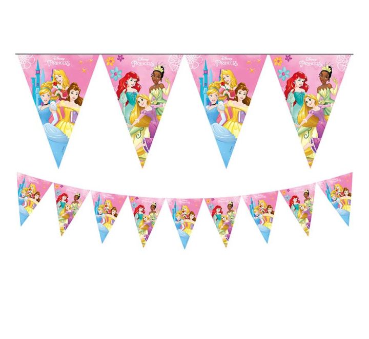 Disney Princess Live Your Story Bunting Birthday Party Bunting  Flag Banner - Anilas UK