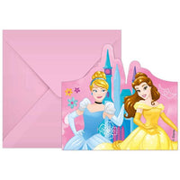 Princess Live Your Story Party Invitations (Pack of 6) - Anilas UK