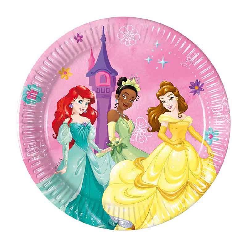 Disney Princess Paper Plates - 20cm ( Pack of 8)