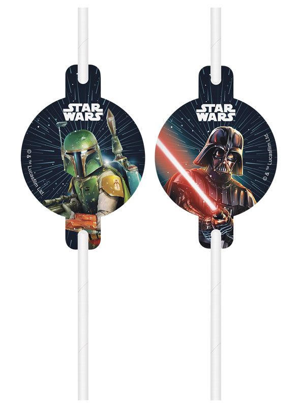 Star Wars Galaxy Straws (Pack of 4) - Anilas UK