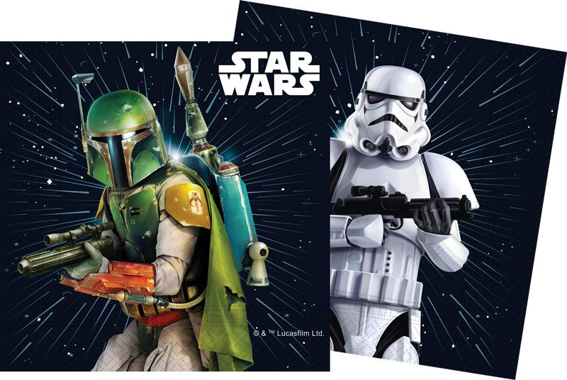 Star Wars Galaxy Napkins (Pack of 20) - Anilas UK