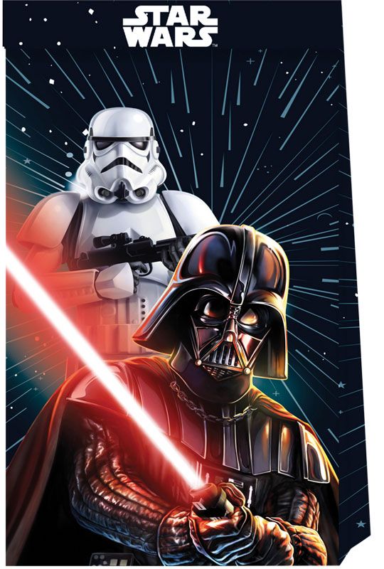 Star Wars Galaxy Paper Party Bags (Pack of 4)