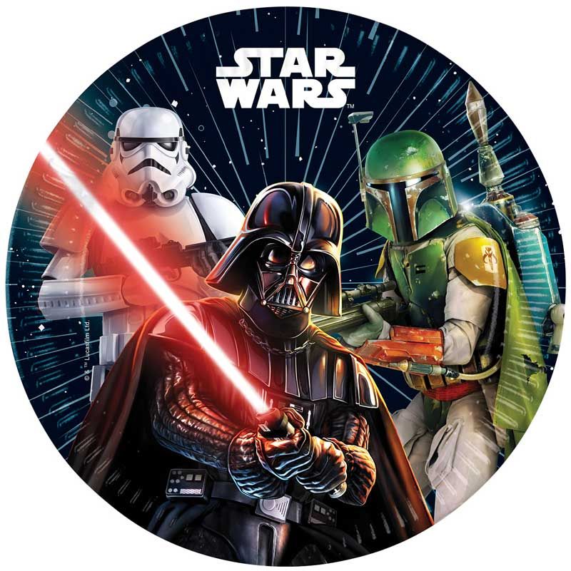 Star Wars Galaxy Paper Plates - 23cm ( Pack of 8) - Anilas UK