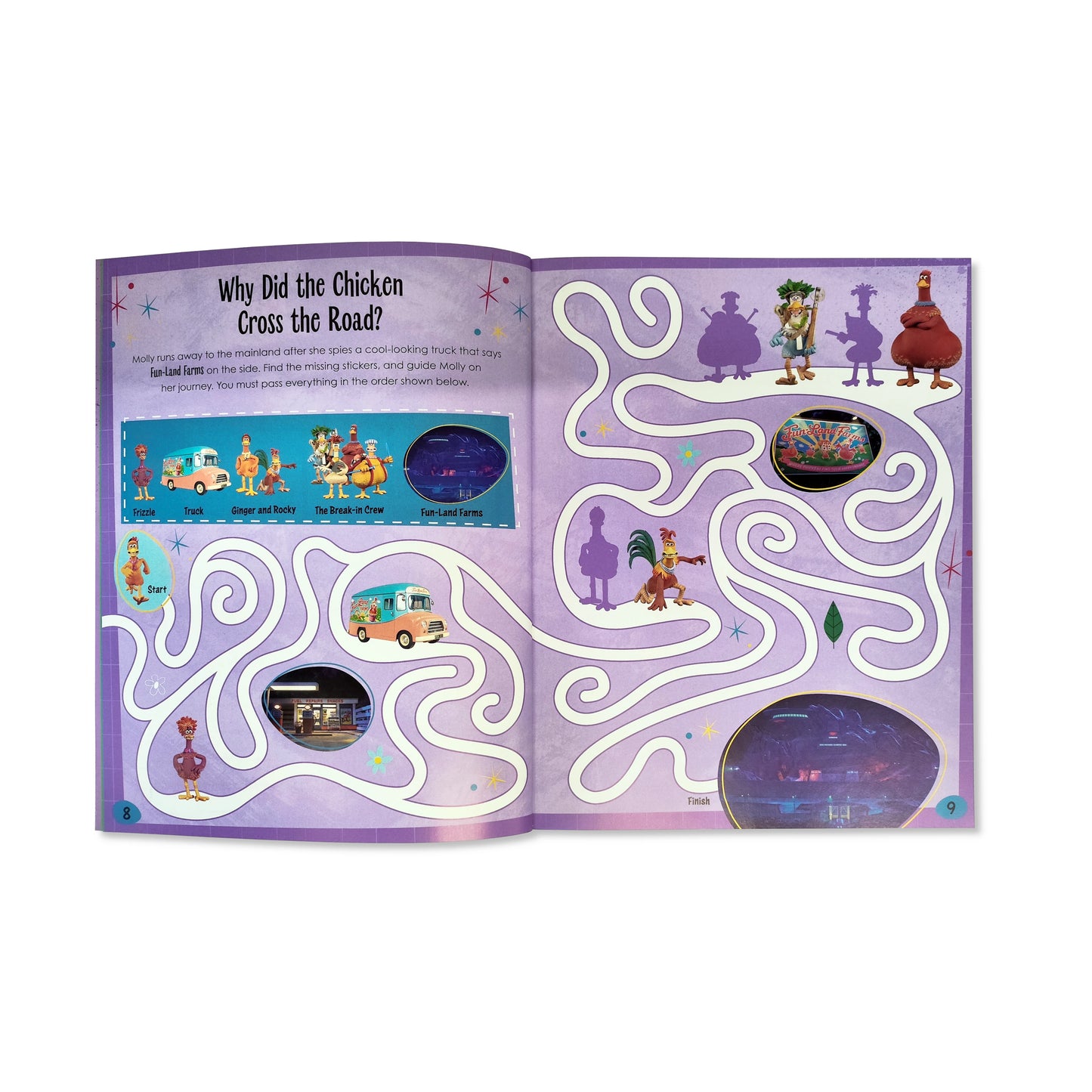 Chicken Run Dawn of the Nugget: Sticker Activity Book