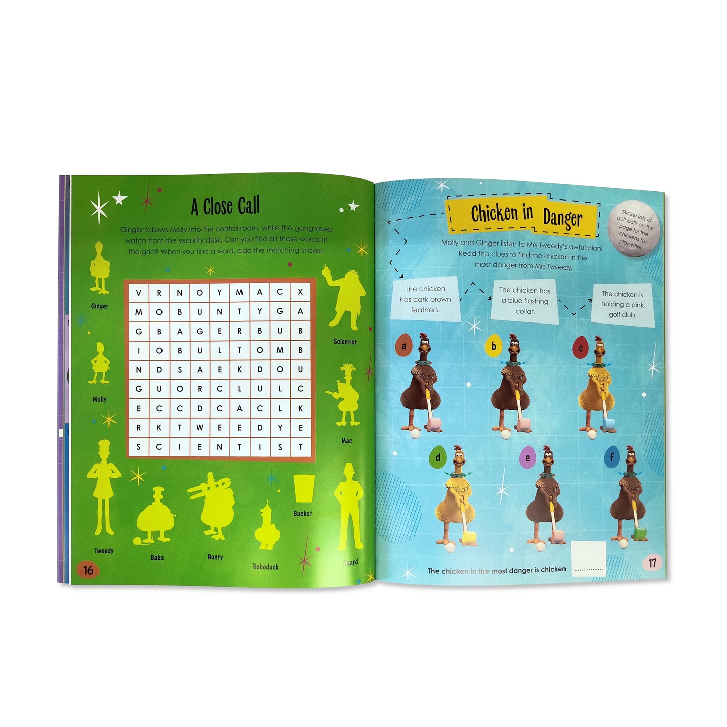 Chicken Run Dawn of the Nugget: Sticker Activity Book