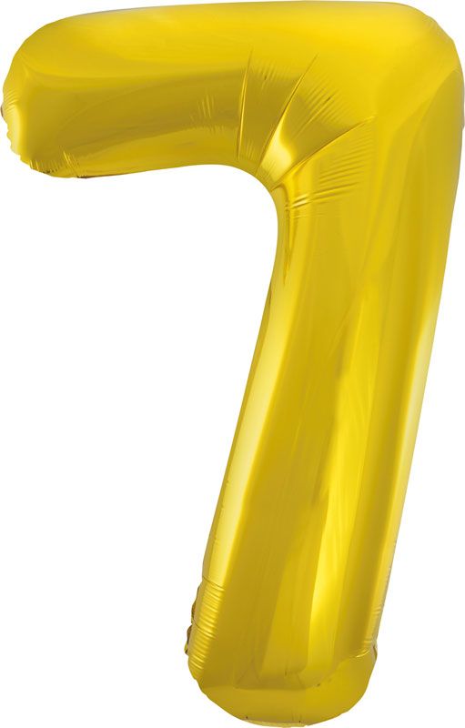 Classic Gold Number  7 Foil Balloon 86cm