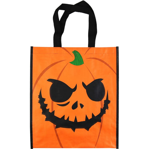 Halloween Pumpkin Woven Trick or Treat Tote Bag - Anilas UK