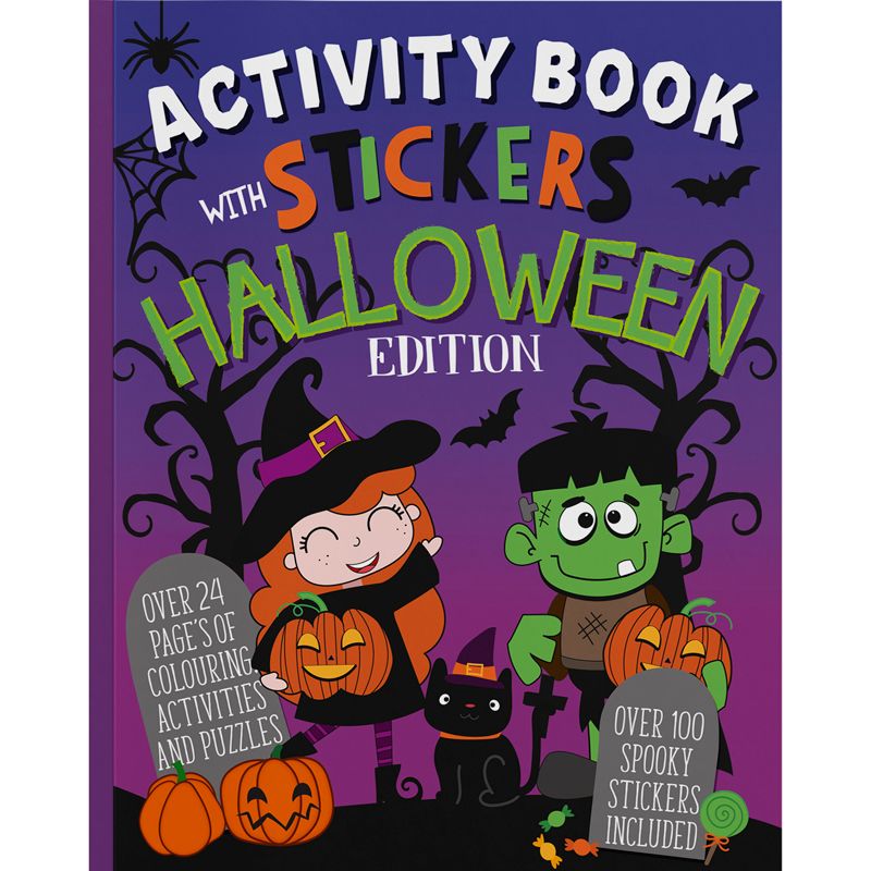 Halloween Sticker Activity Book - Anilas UK