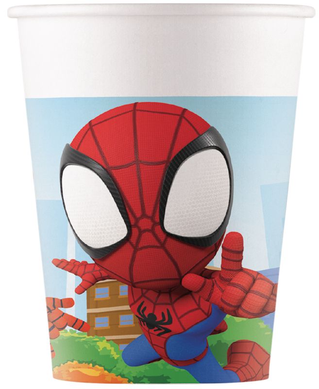 Spidey and Friends Party Cups (Pack of 8) - Anilas UK